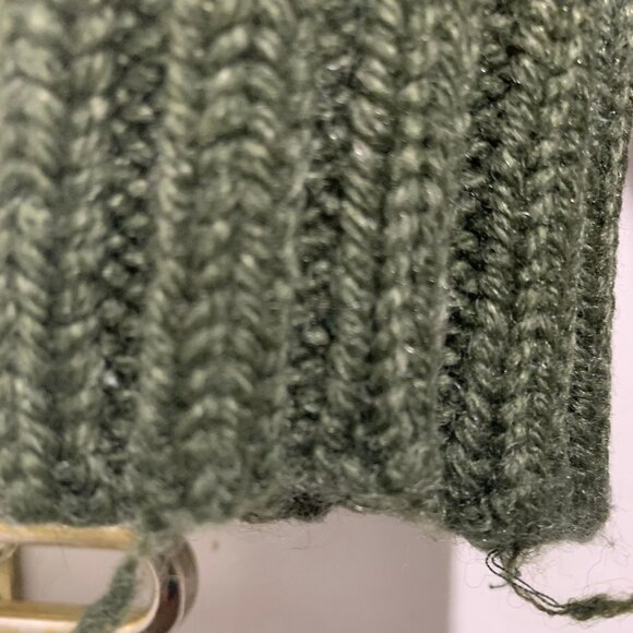 VINTAGE HEAVYWEIGHT CABLE KNIT SWEATER CARDIGANS SIZE M - Picture 11 of 12